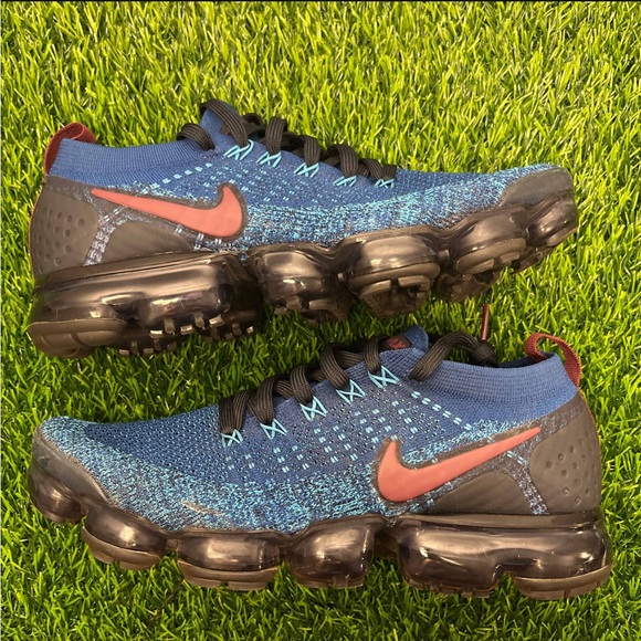air vapormax flyknit 2 gym blue